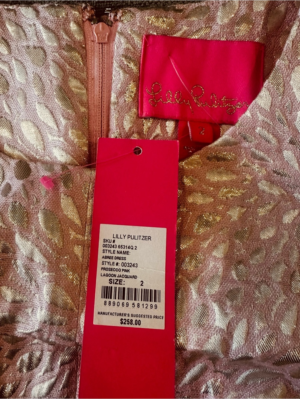 NWT Lilly Pulitzer Abree Peplum Dress – Size 2 - Picture 2 of 6